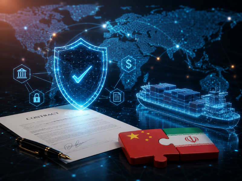 Digital payment security and financial guarantee solutions for international trade with China