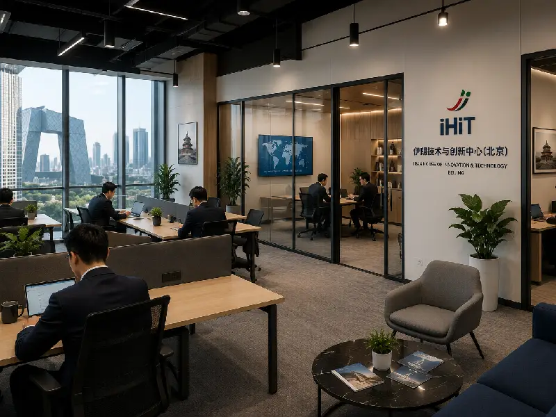 Professional coworking and dedicated office facilities in Beijing designed for Iranian knowledge-based companies, offering modern workspaces, meeting rooms, business support services, and access to Chinese business networks and investors.