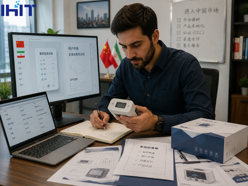 Iranian expert localizing a knowledge-based product for export to China and compliance with Chinese market requirements.