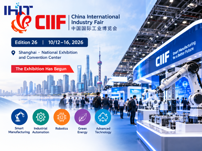 China International Industry Fair (CIIF 2026) in Shanghai showcasing industrial robotics and smart manufacturing.
